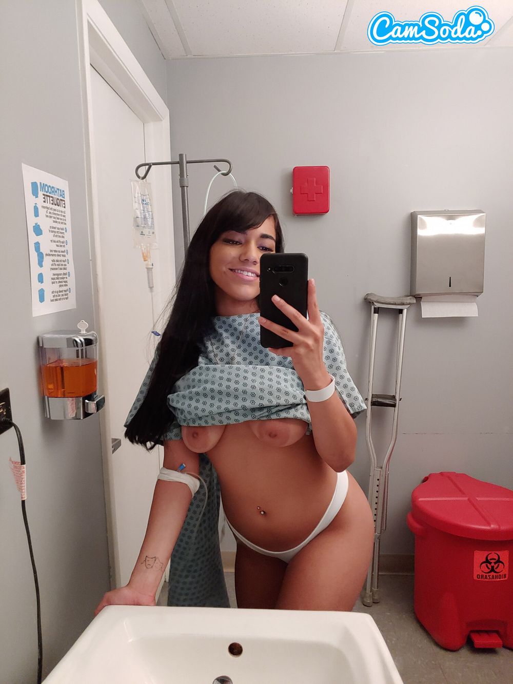 Big bootied latina teen gets horny in the ER #52