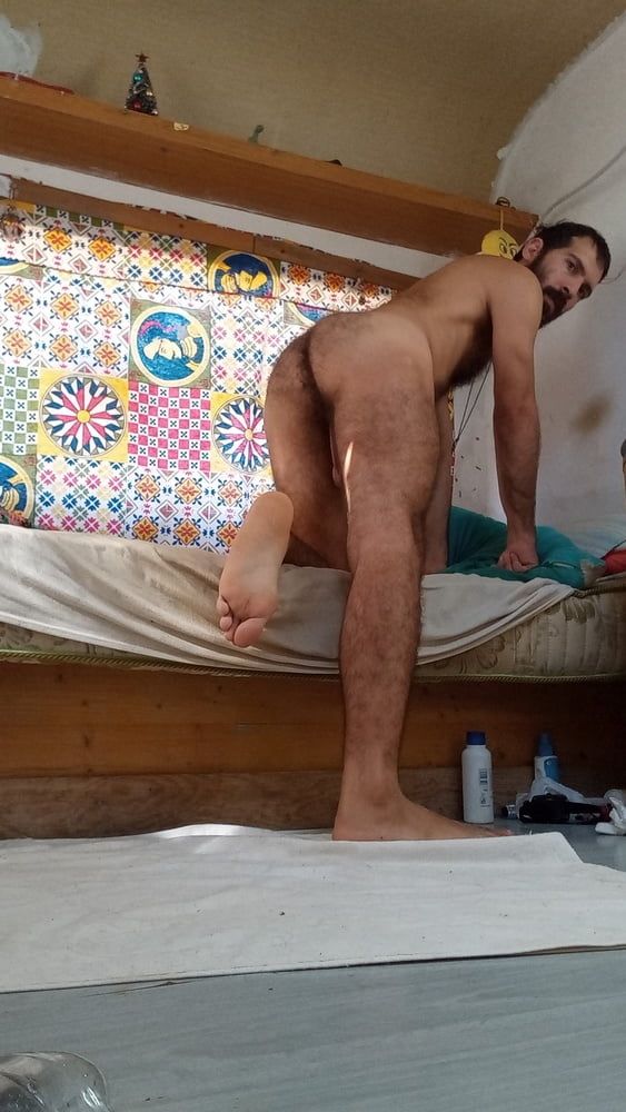 Handsome hairy man naked #30