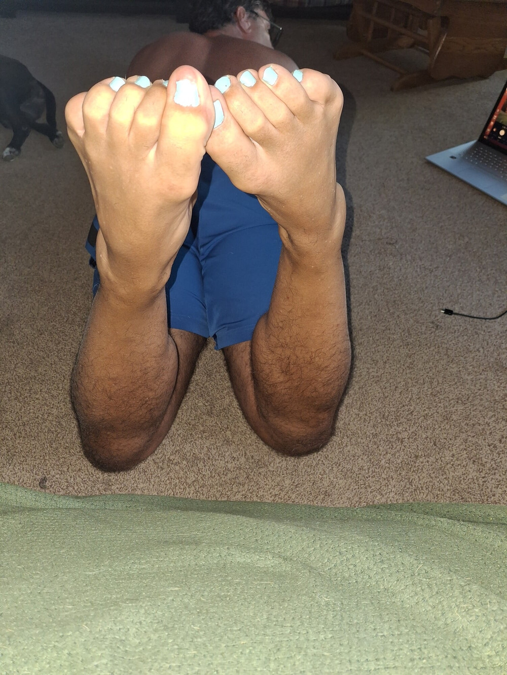 Posing my soles while on my knees #9