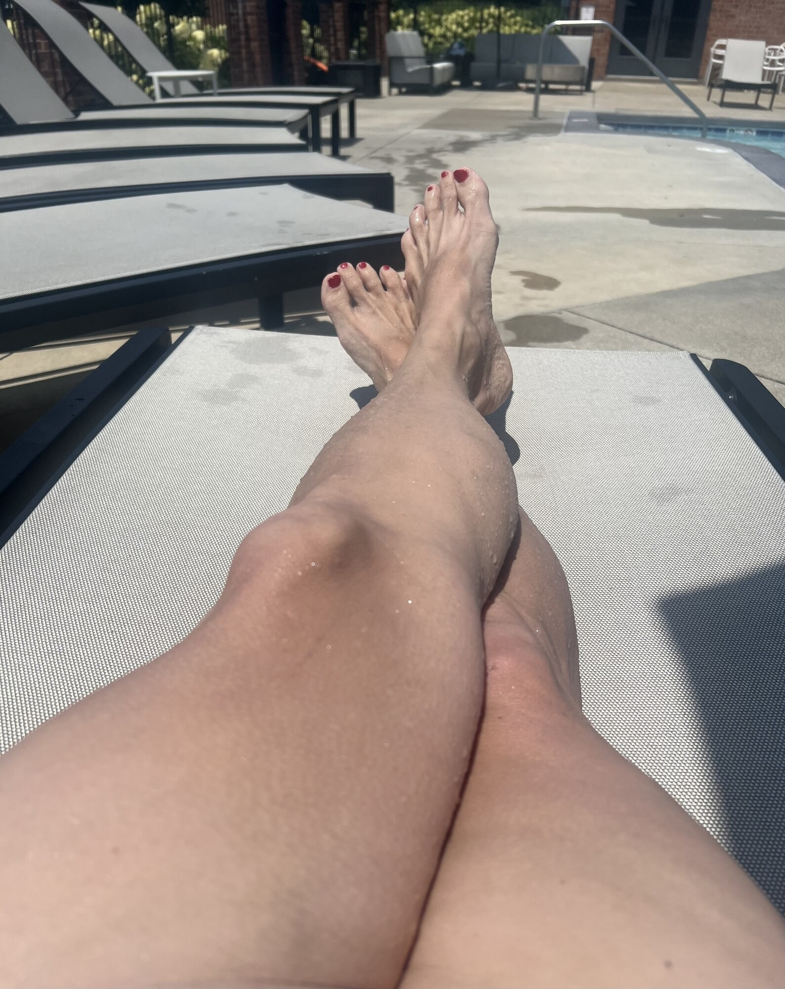 Working on my tan lines