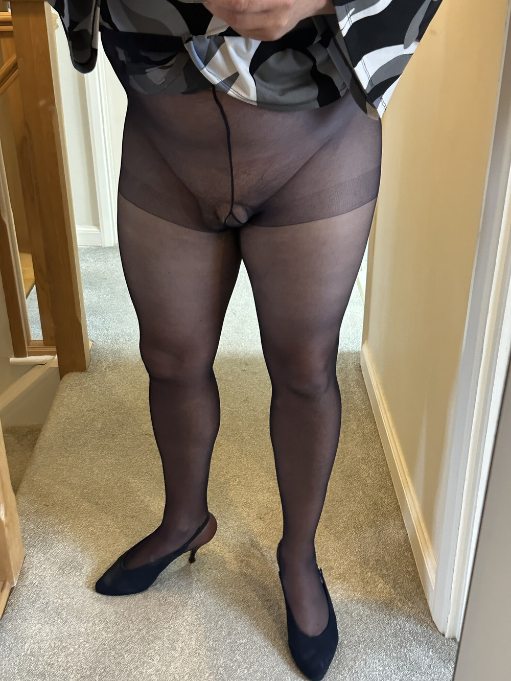 Navy Blue sheer tights #21