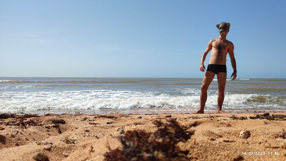 I ALONE JERK OFF BEACH NUDISM  #4