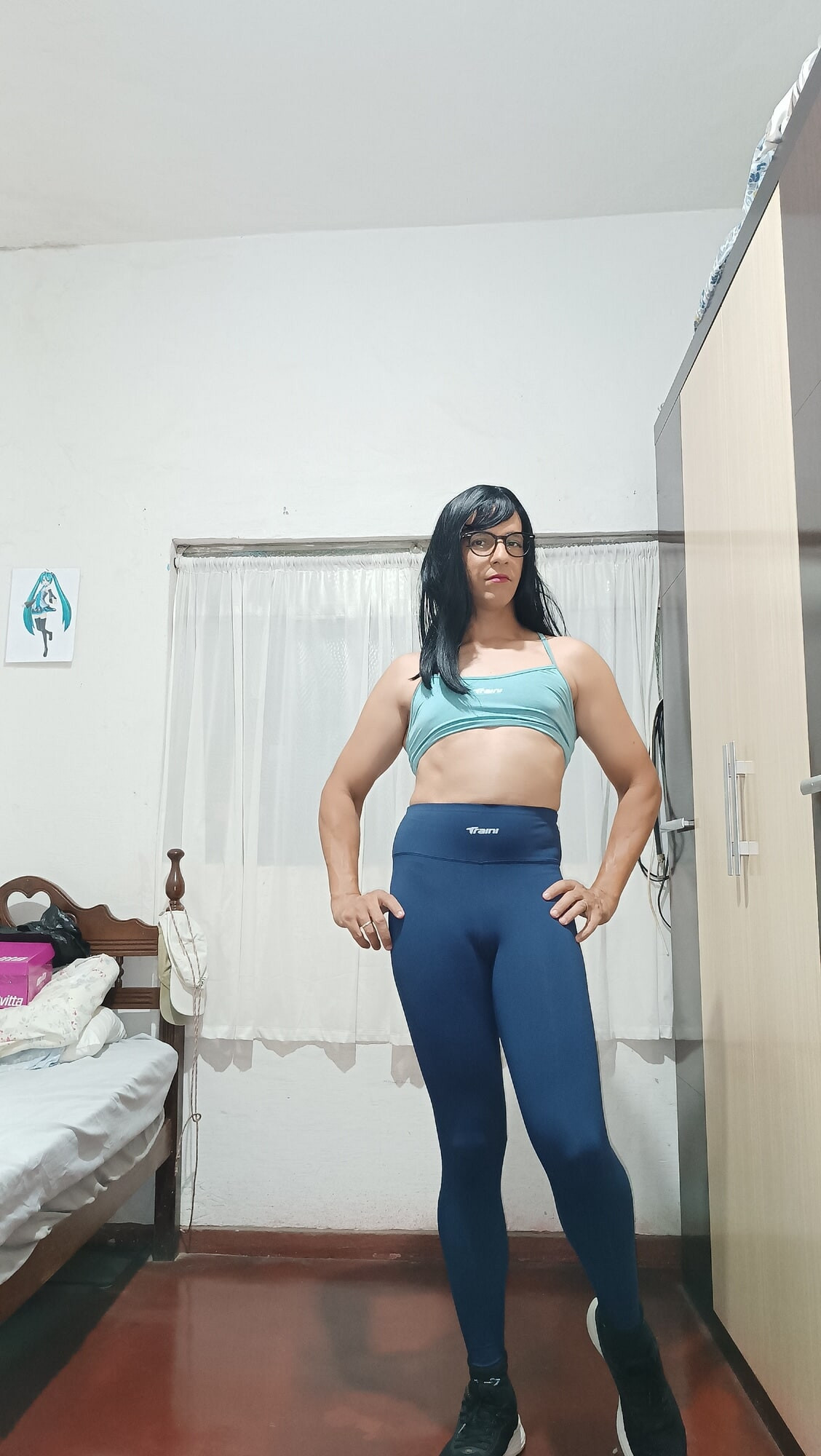 Sakura Nakamura Cute Legging Gym  #18