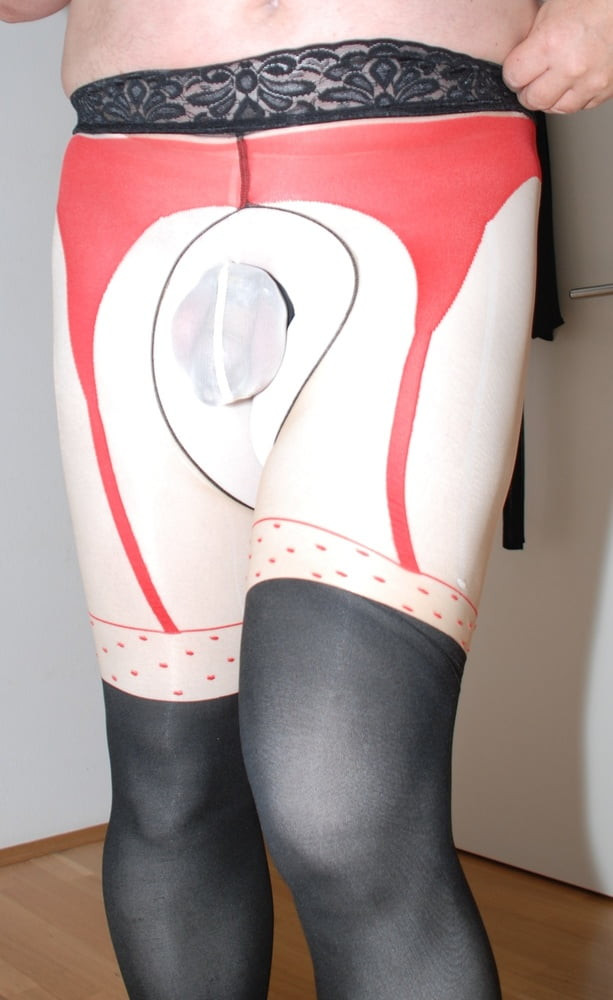 layered pantyhose #6