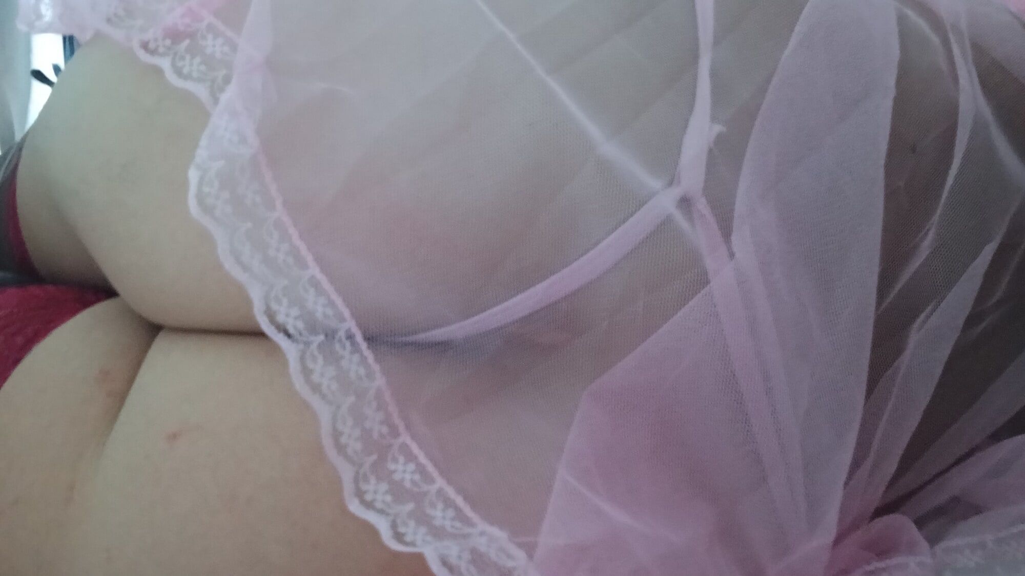 Pink pantie match with the nightie  #27