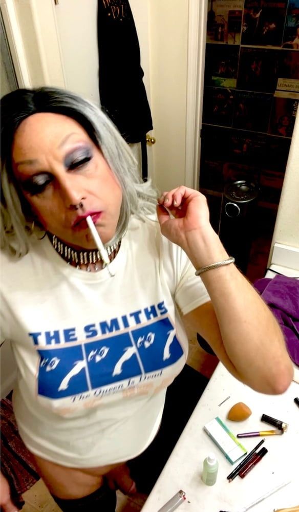 Marilyn Getting Ready Smoking Fetish  #8