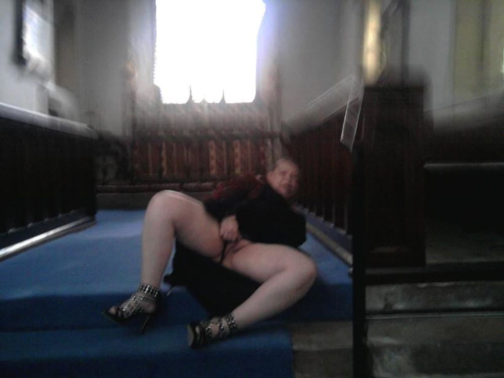 Milf Church Flashing and Sucking #24