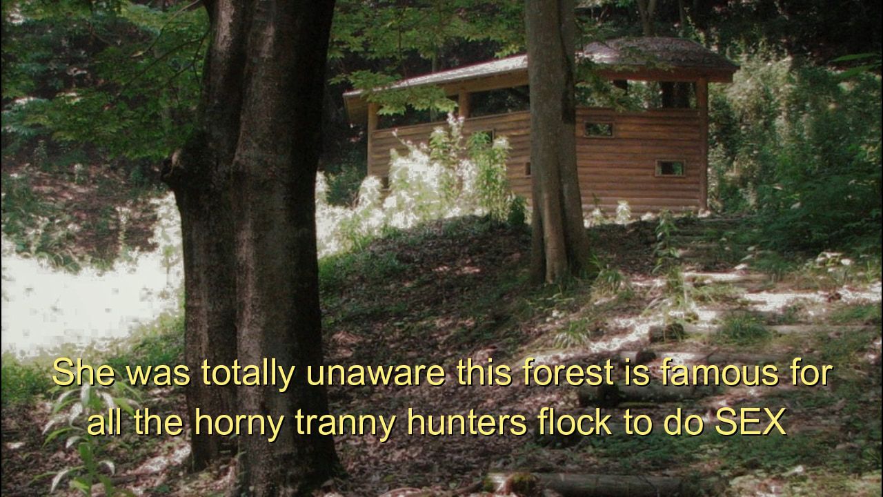 Naked Pai-chan in the Tranny Hunters Forest #2