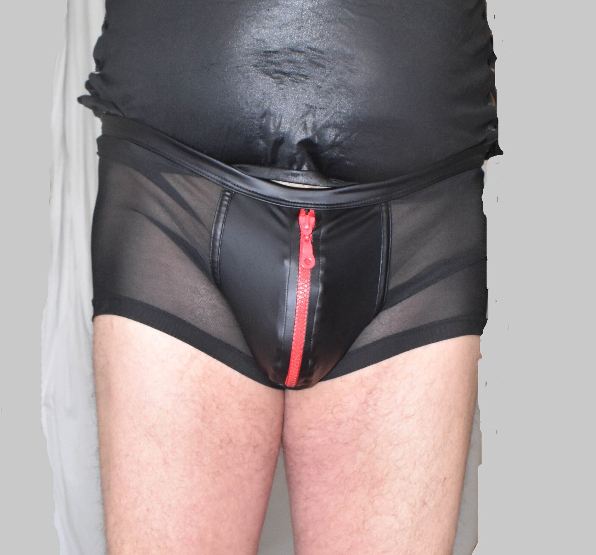 SEXY AND HOT BLACK NYLON SHORTS. #3