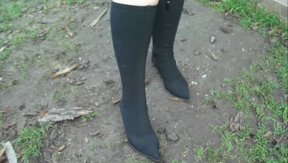 Sweaty socks and boots of my girlfriend af #4