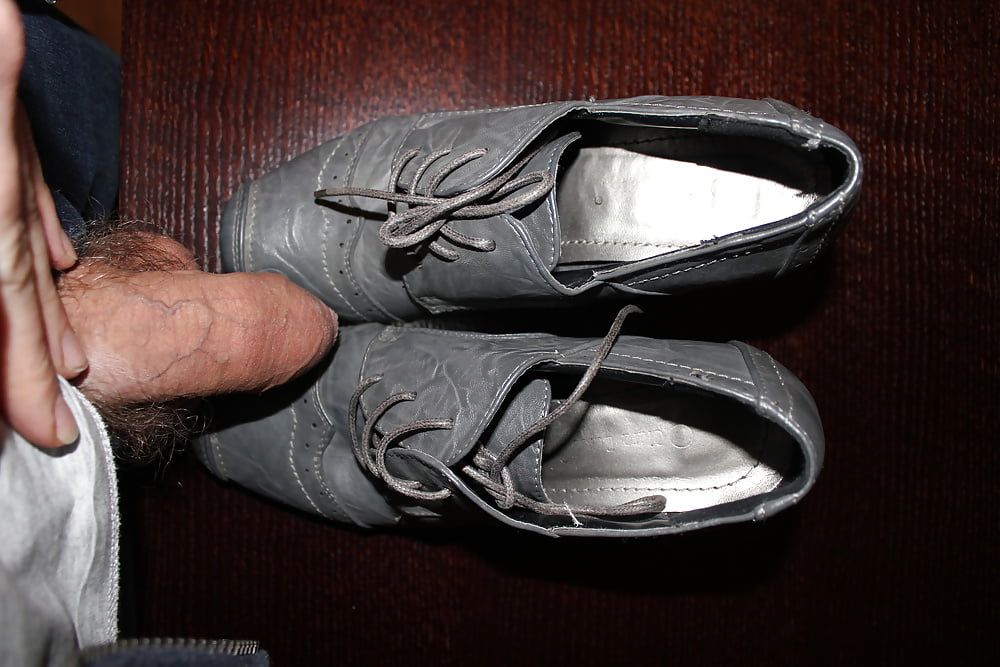 Oldfashion style shoes no cum #5