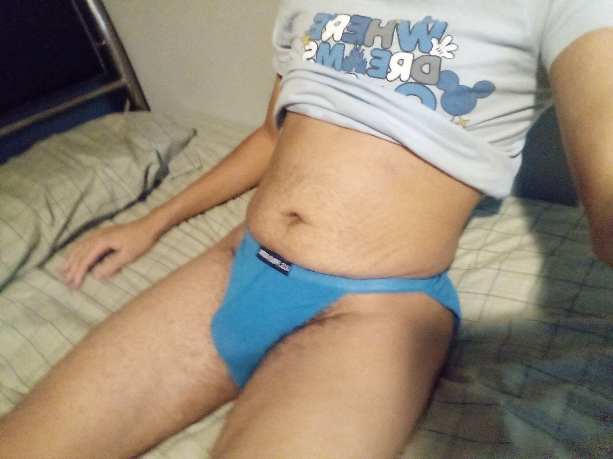 Sissy showing off her new undies
