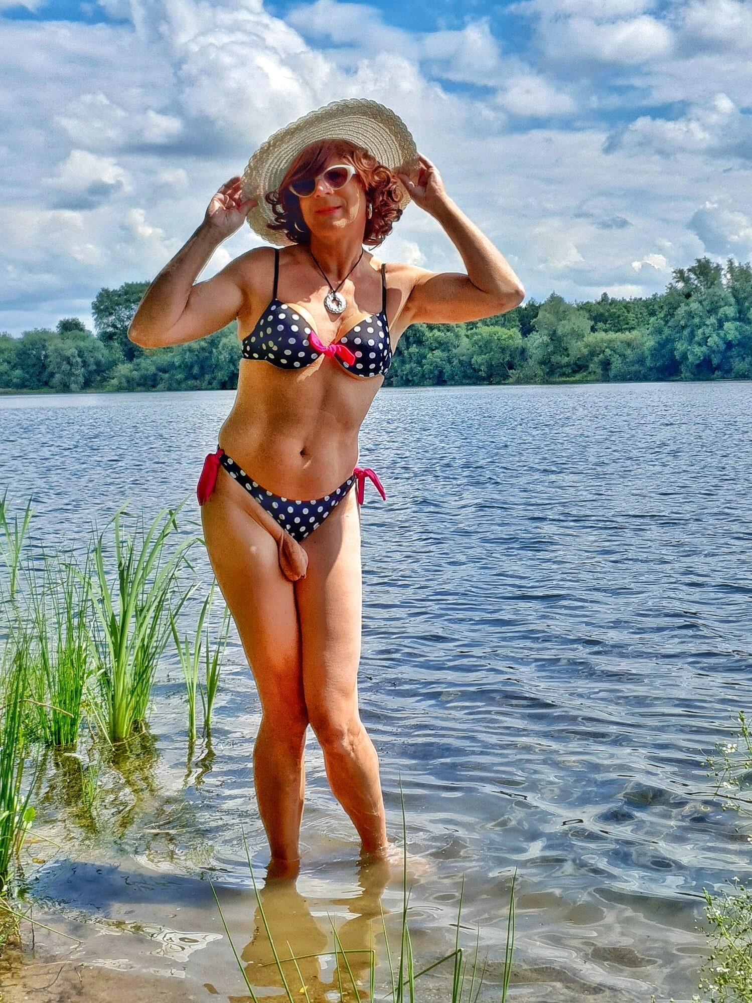 Retro biquíni menina