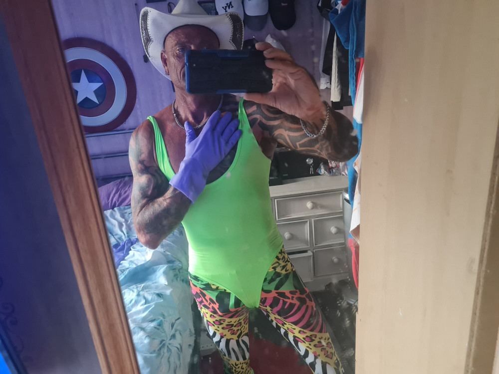 As asked why not 80s fitness cowboy hat  #5