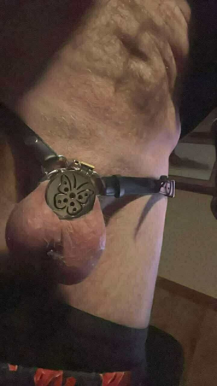 Chastity, panties, nude subby boy, #19