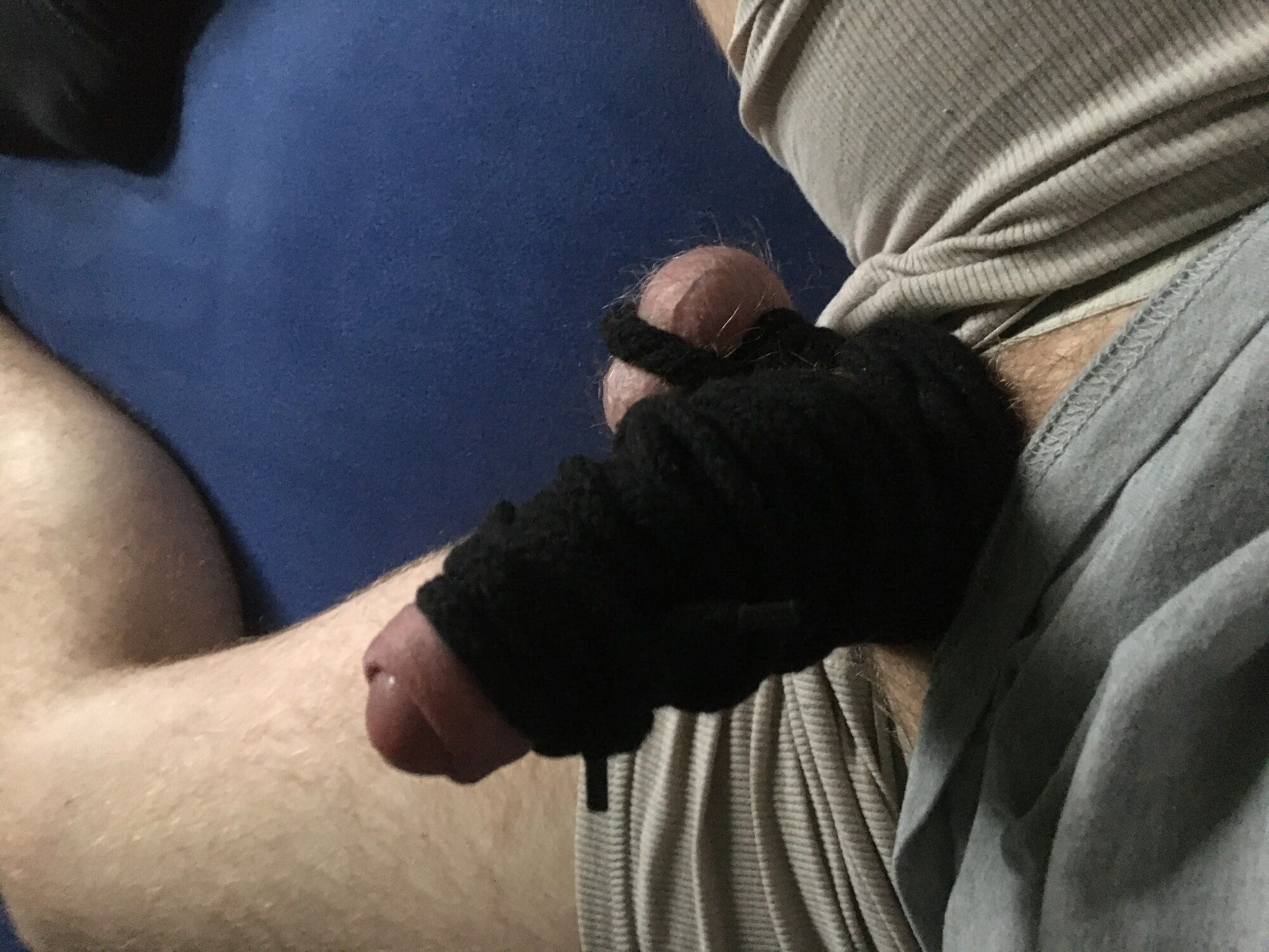 Hairy Cock And Balls Bound With Long Cord  #16