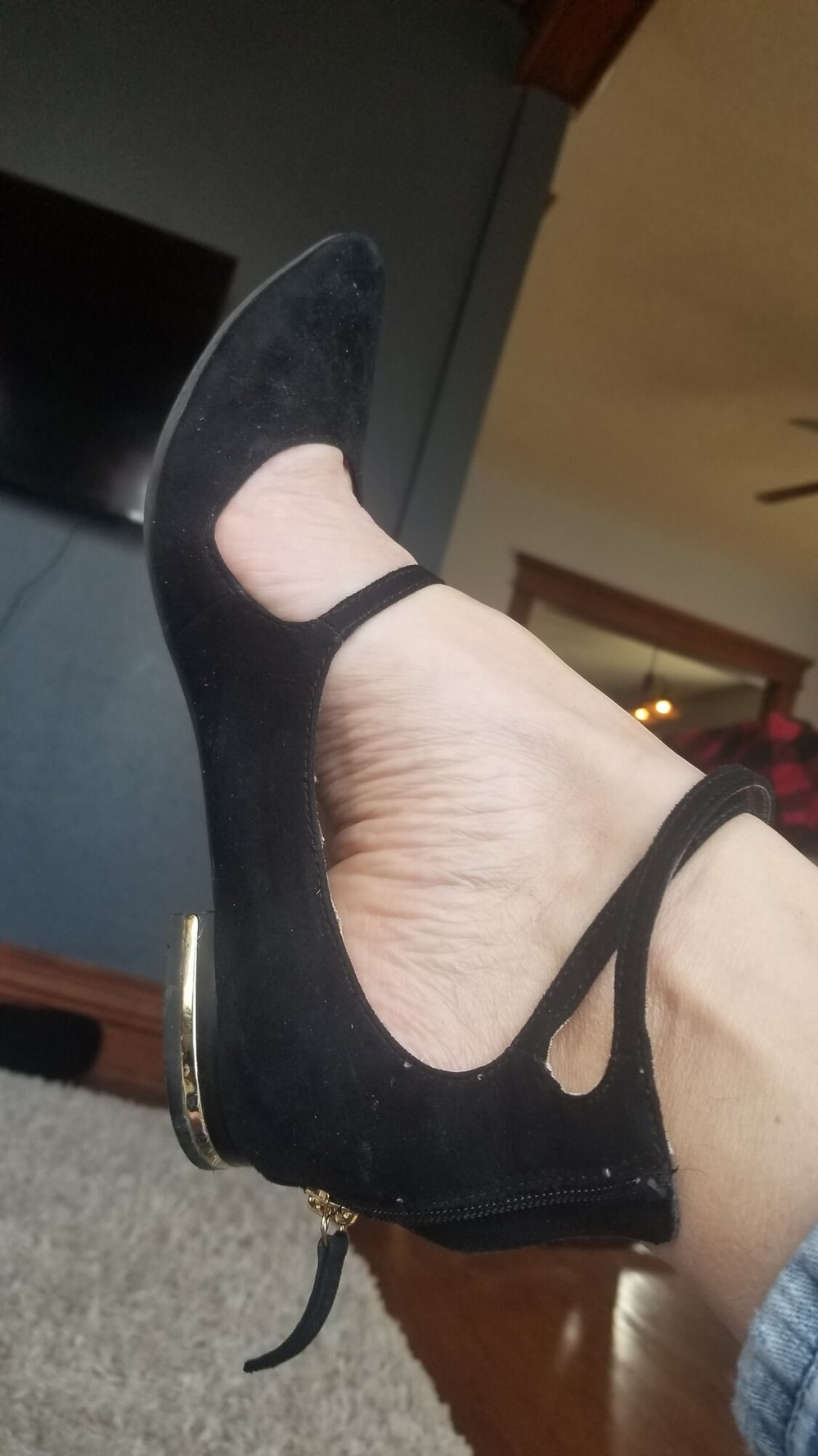 Wearing and Fucking my Girlfriends Shoes #10