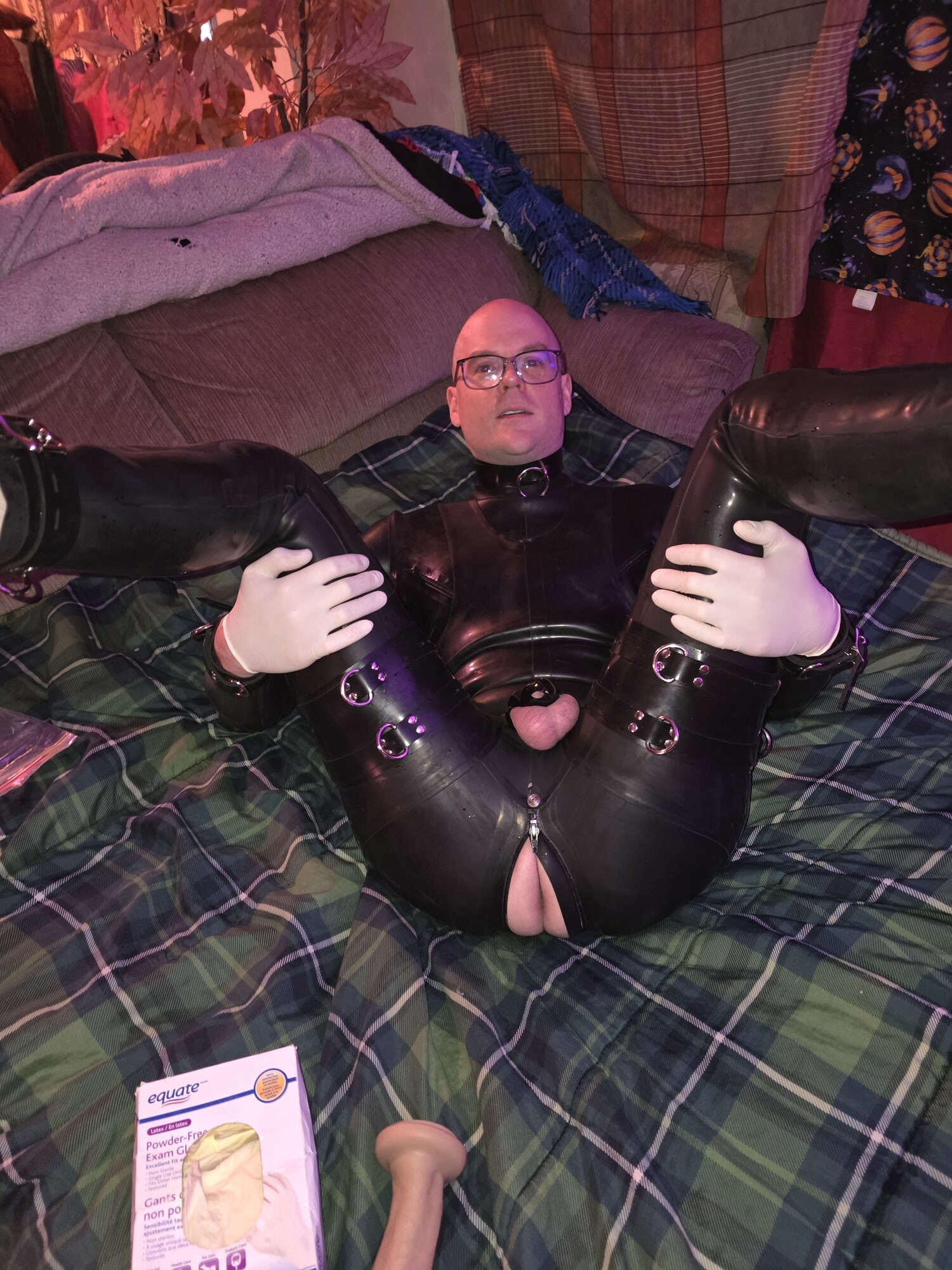 submissive rubber fag slave #7