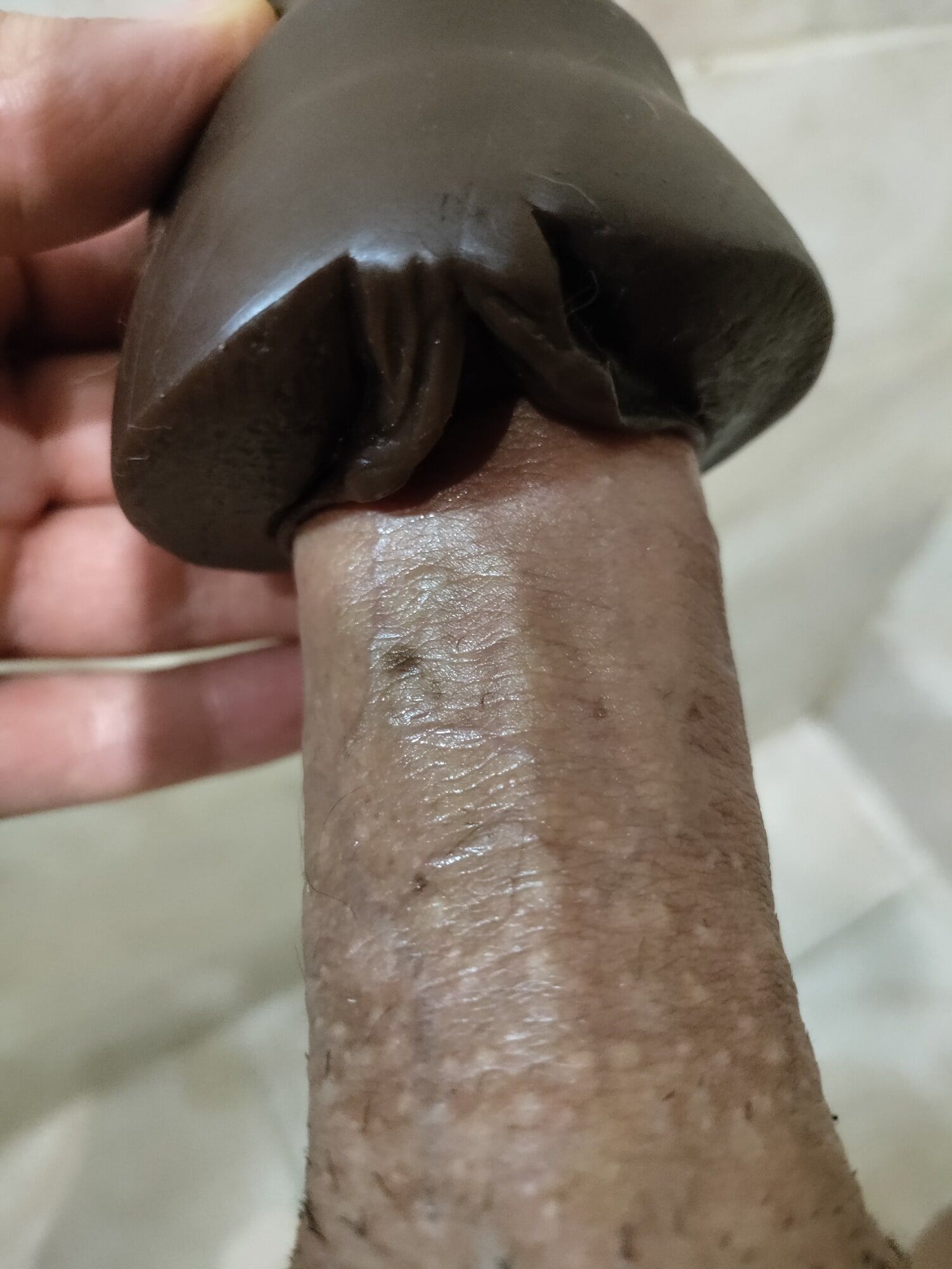 Dick in sex toy