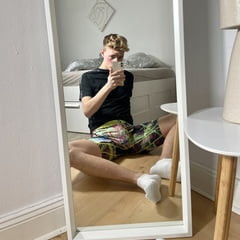 Young blond gay boy