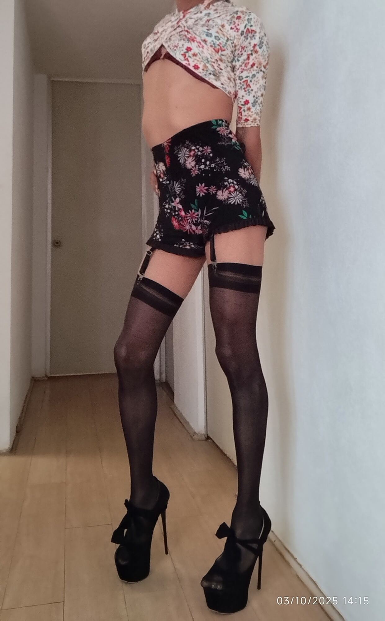 Transvestite In pantyhose and high heels #2