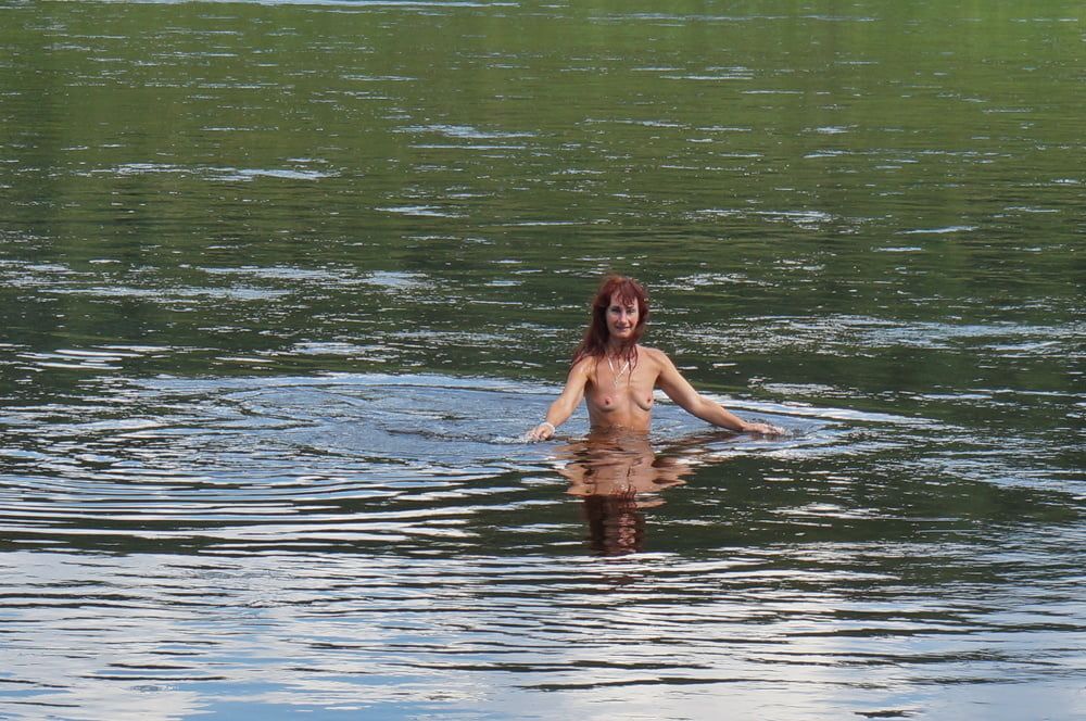 Nude Playing in Volga-river #56