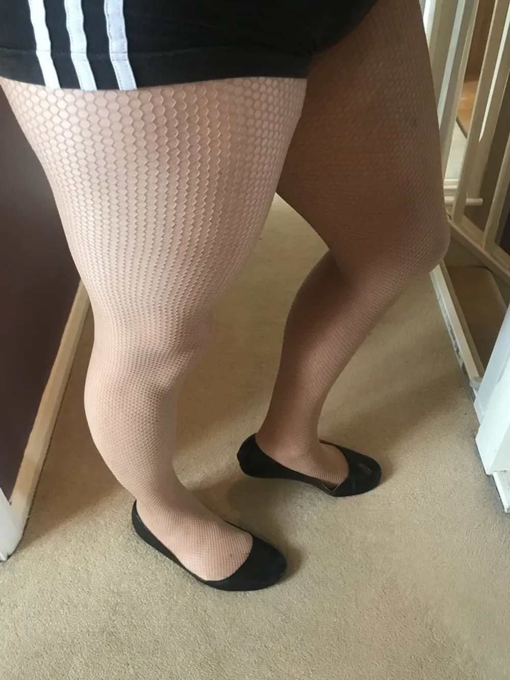 Tan fishnets tights #30