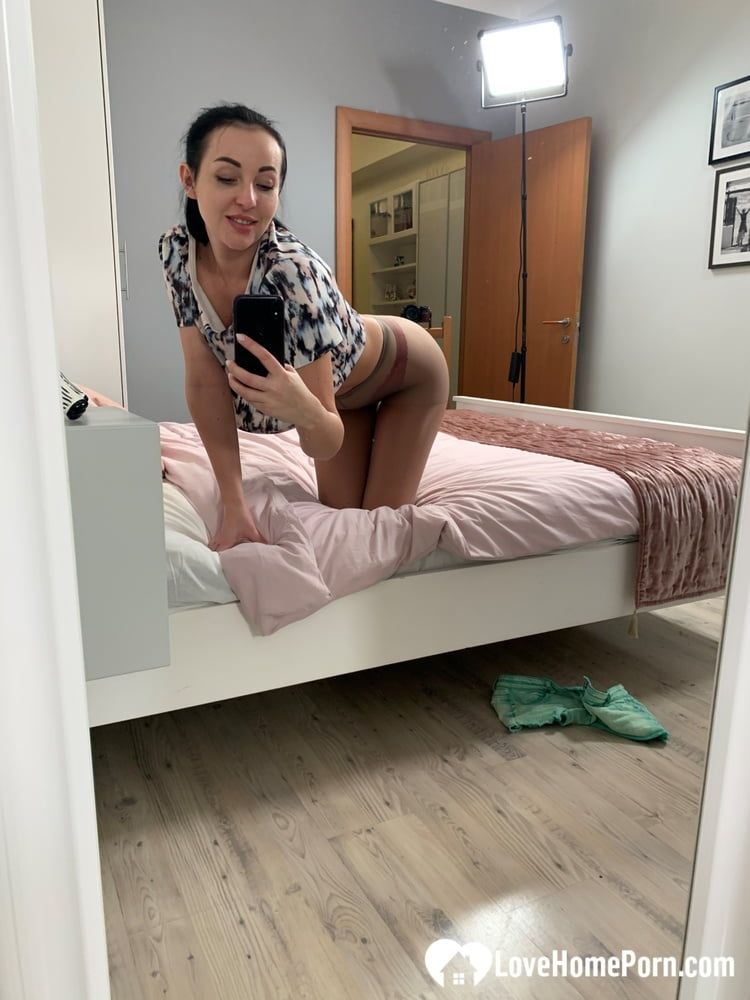 Hot teacher taking some selfies in her room #15