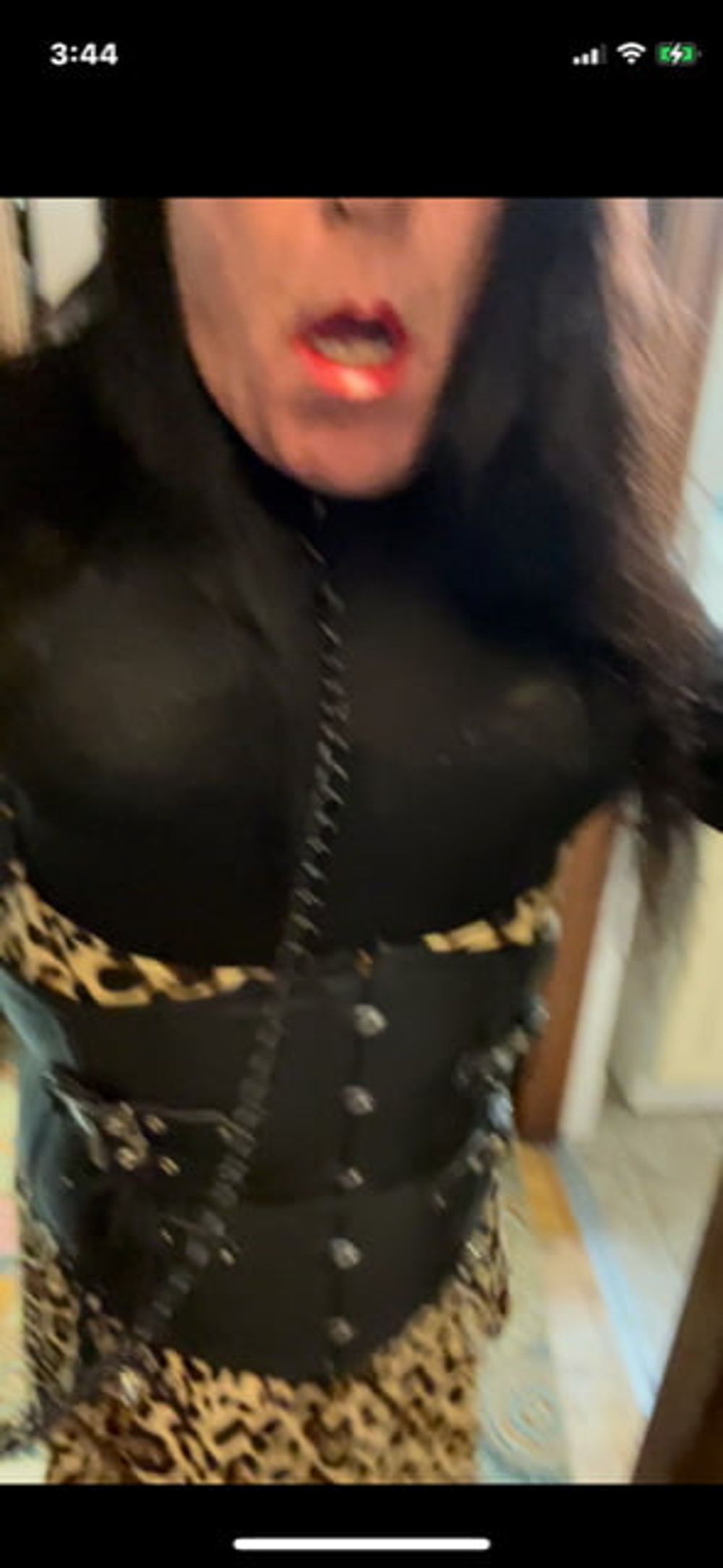 Slut in Sheer Black Silk #2