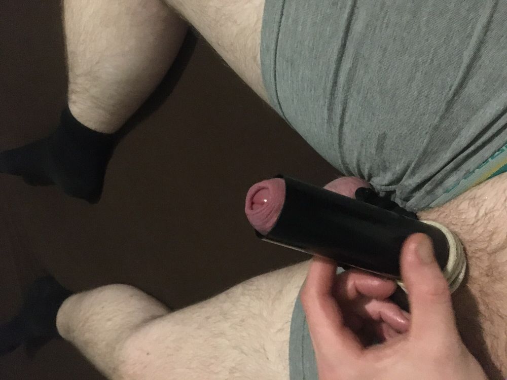 Bound Dick And Balls And Homemade Cocksleeve  #44