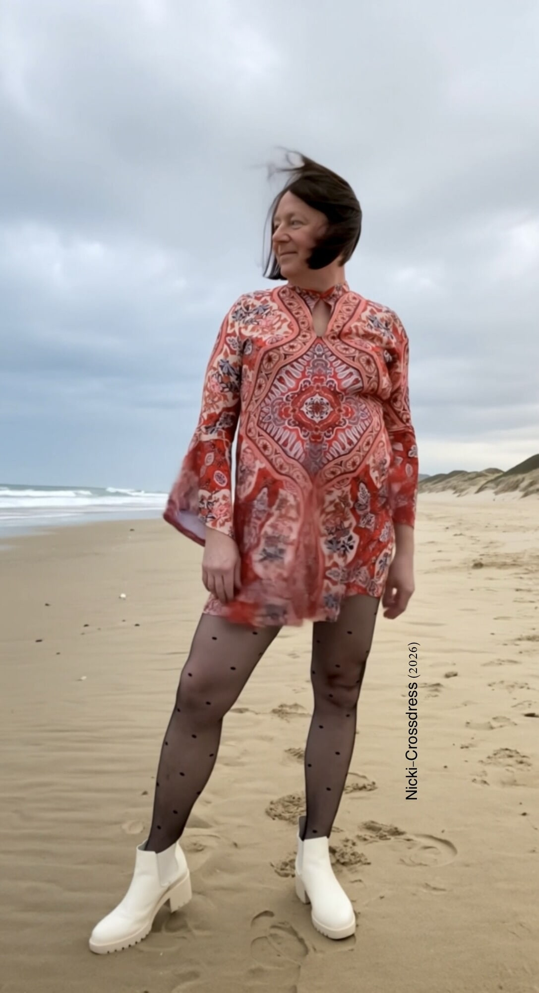 A lovely summer’s day on the beach – I’ve finally plucked up #33