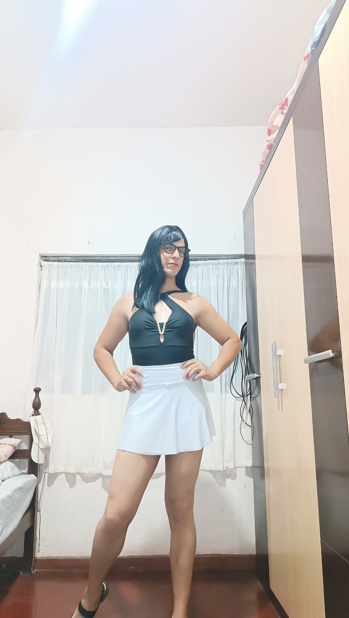 Sakura Nakamura Dresser Whiter And Black 