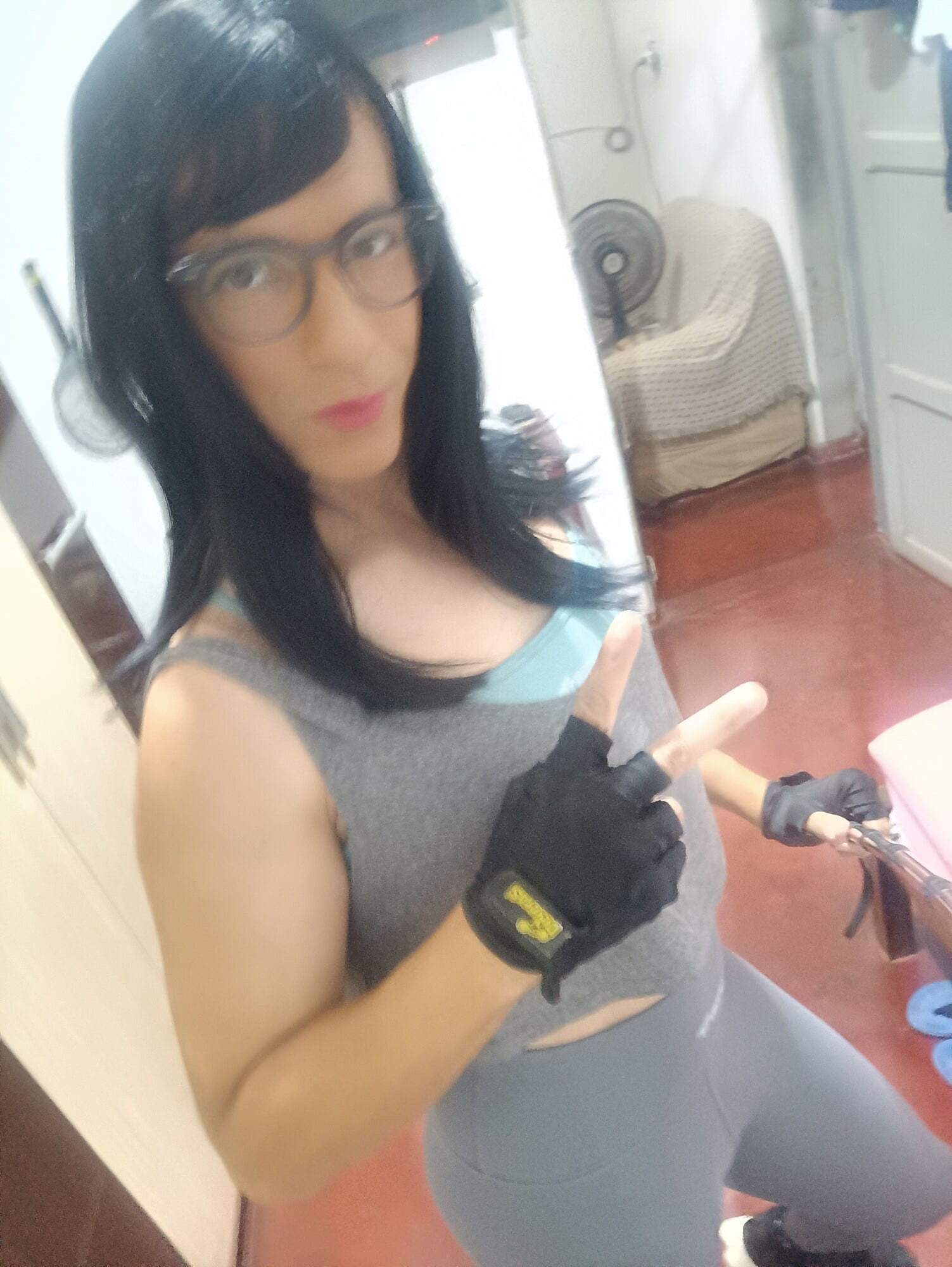 Sakura Nakamura Skinner legging Grey  #54