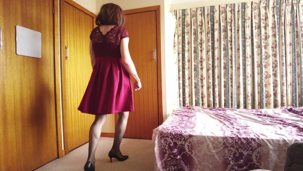 Crossdress Red Dress  #2