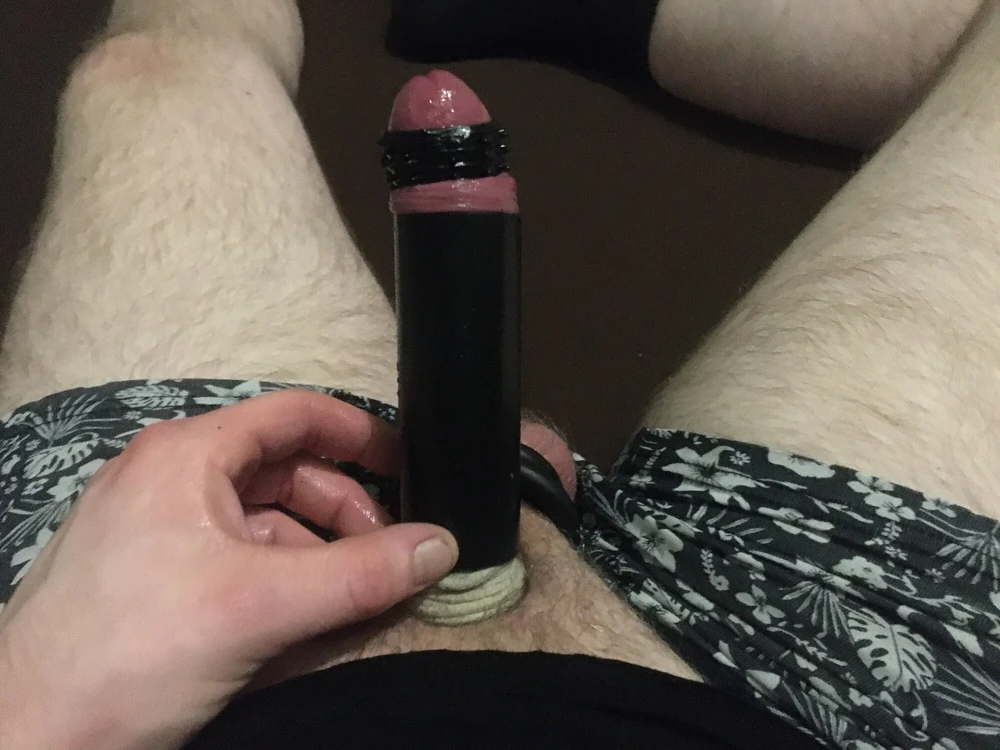 Balls With Rings And Cock With Cocksleeves And Bound #3