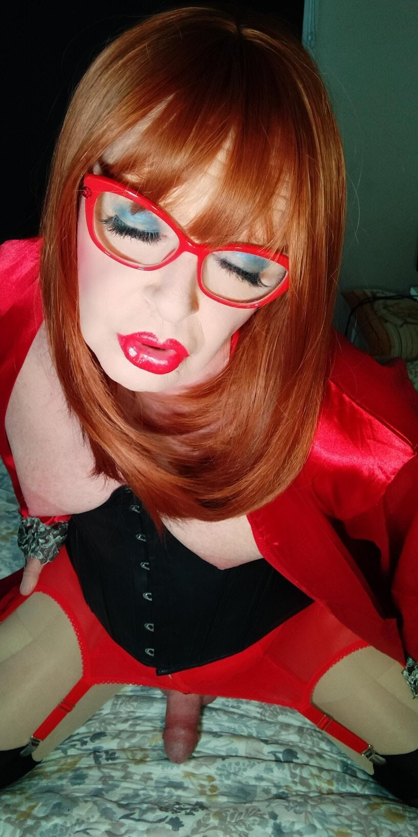 Crossdressing redhead  #37