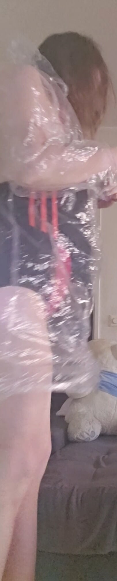 Toby in Sexy Swimsuit and Transparent Dress 