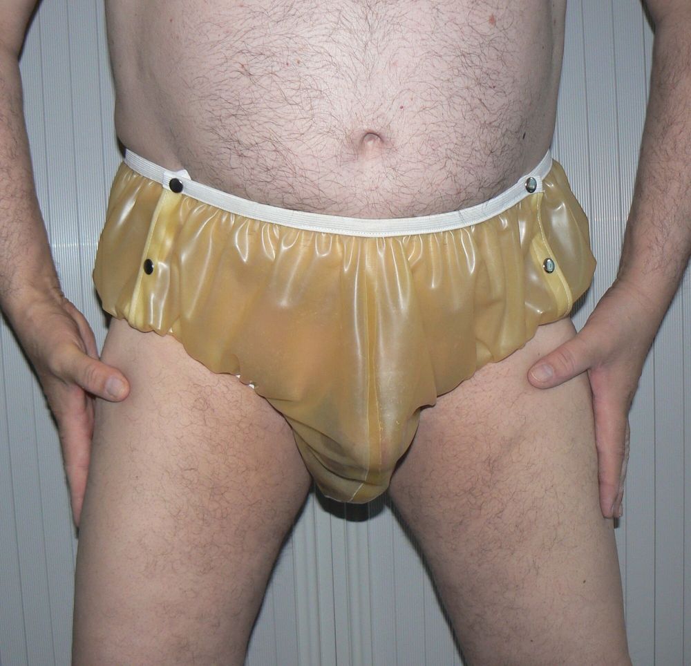 Gummibub in clear Rubber Pants #7