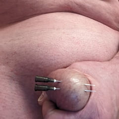 Hurting my worthless balls 