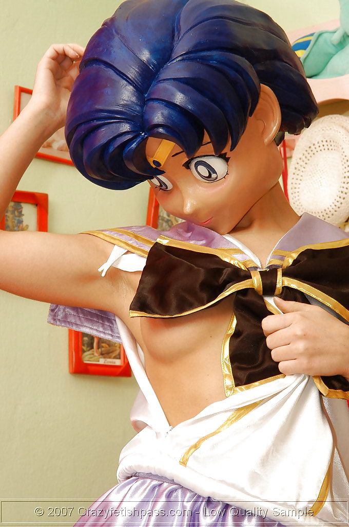 Hot Babe transformed as Manga Girl #13