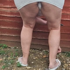 Wife gardening 