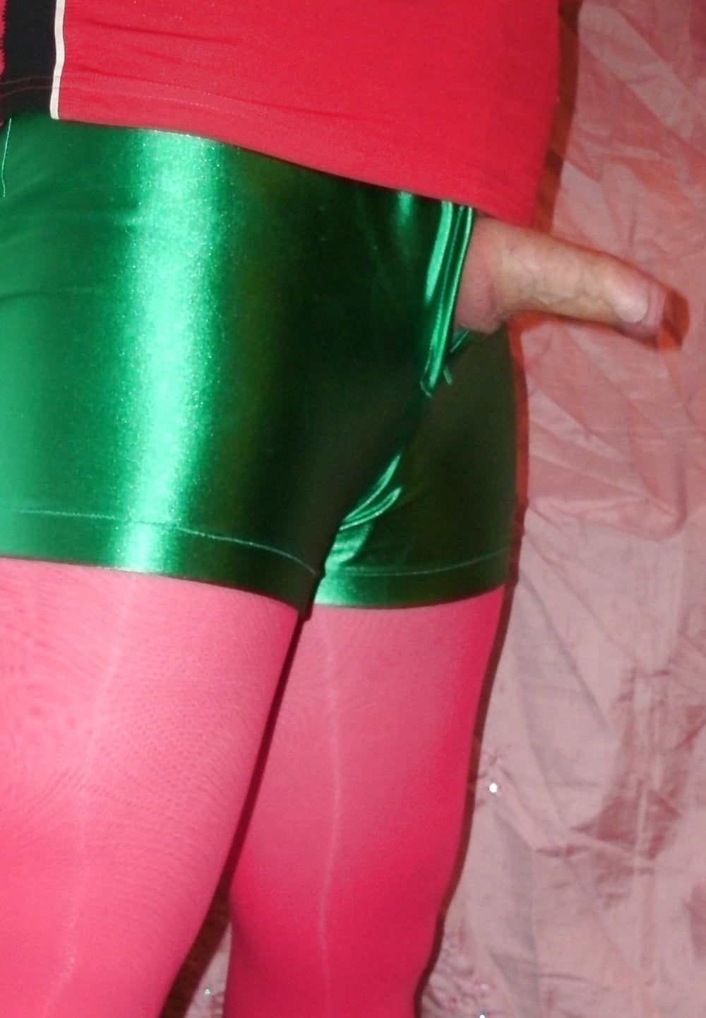 Sissy Boy Lovelaska - Red tights and Chupa Chups #14