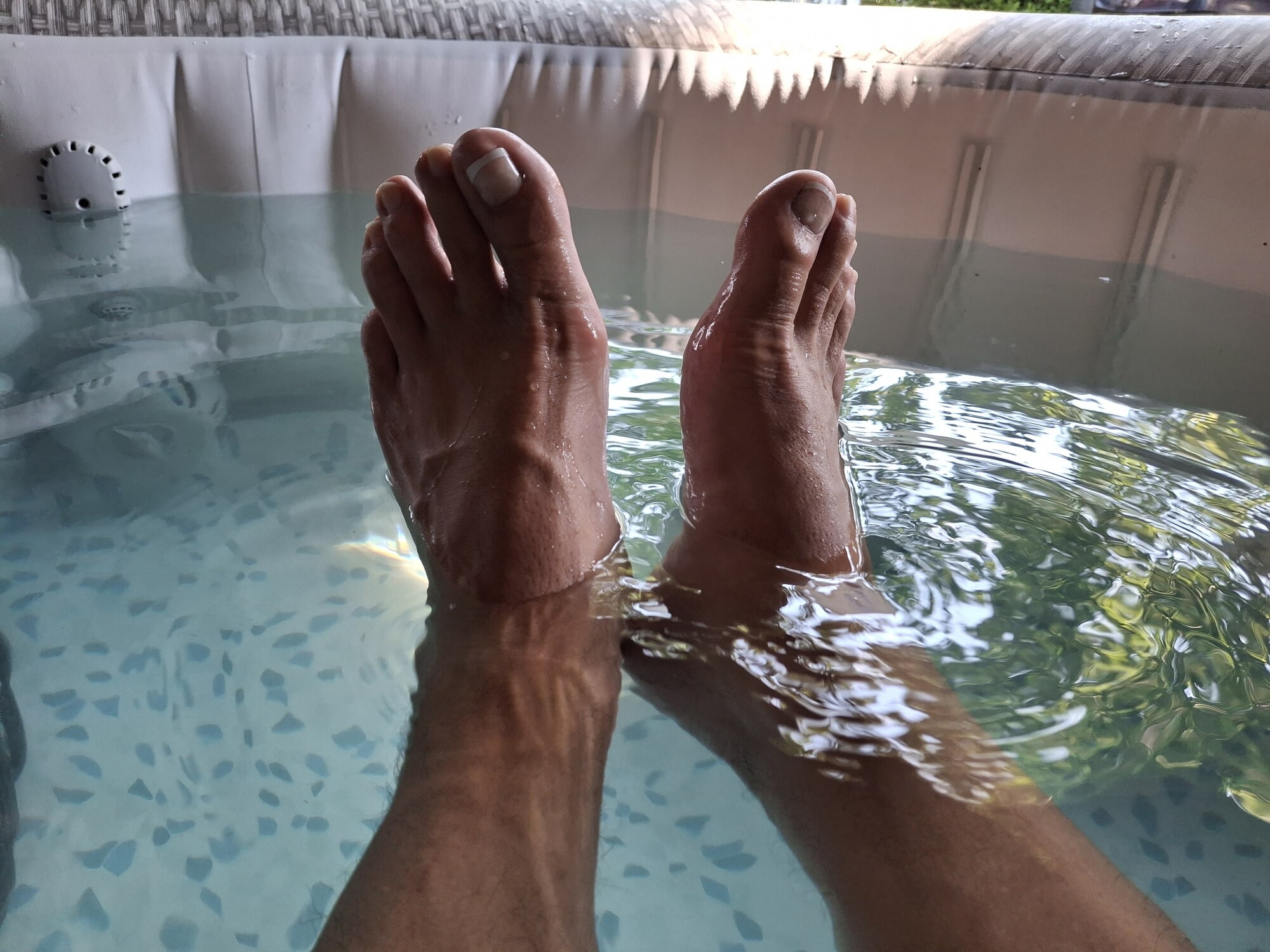Do you want to suck my soft wet toes in my hot tub!? #9