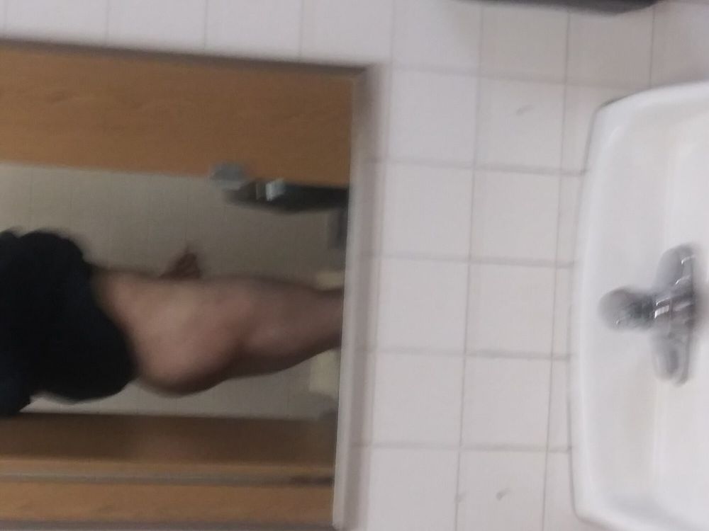 Public Restroom Ass and Cock #7