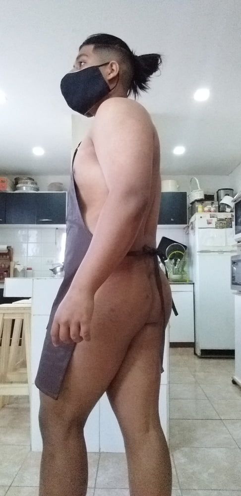 posing in the kitchen #6