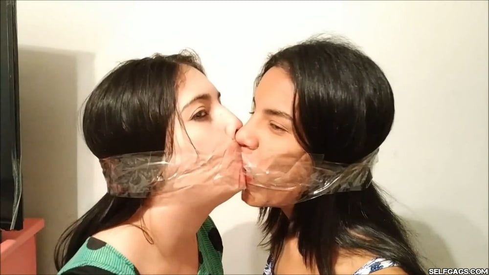 Gag Kissing Girls Love Being Gagged Bondage Slaves! #24