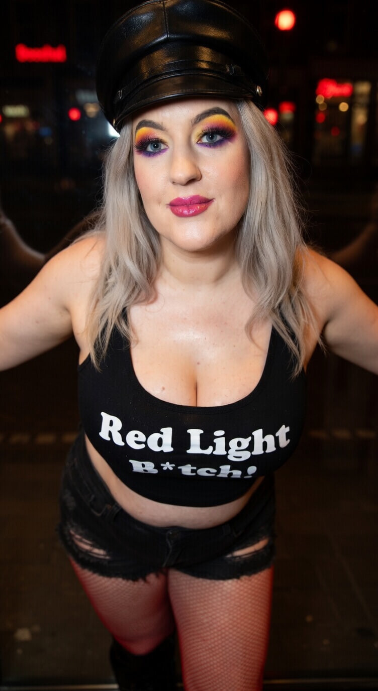 Natural MILF Amy Leaf- Red light bitch ! #25