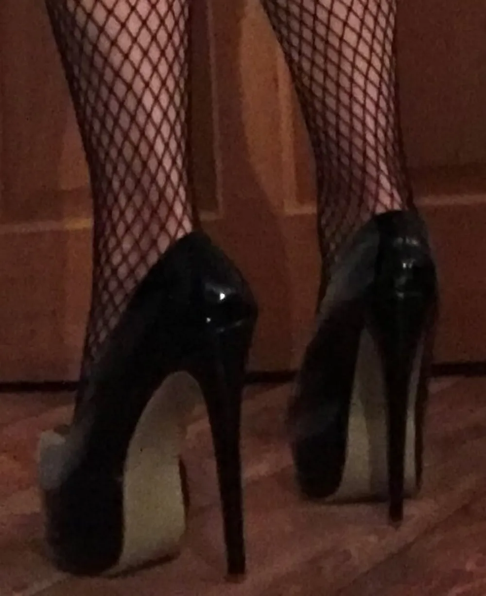 wife's fishnet stockings (2) #2