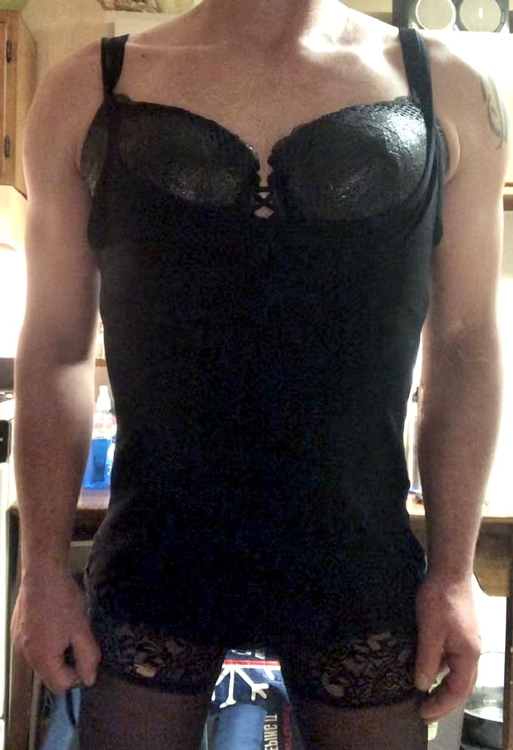 Sissy boi In lingerie 