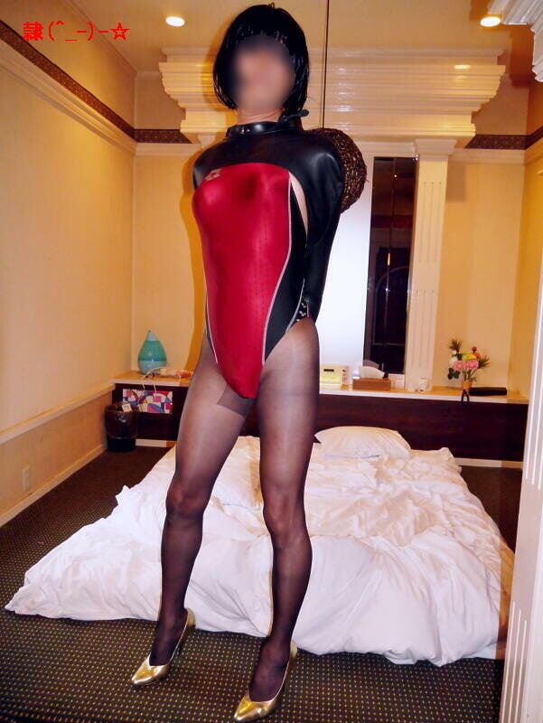  japanese crossdresser slave swimsuit BDSM